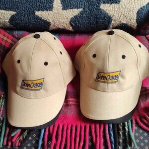 John Crane Baseball Hat Cap Dad's Pair 2 Hats